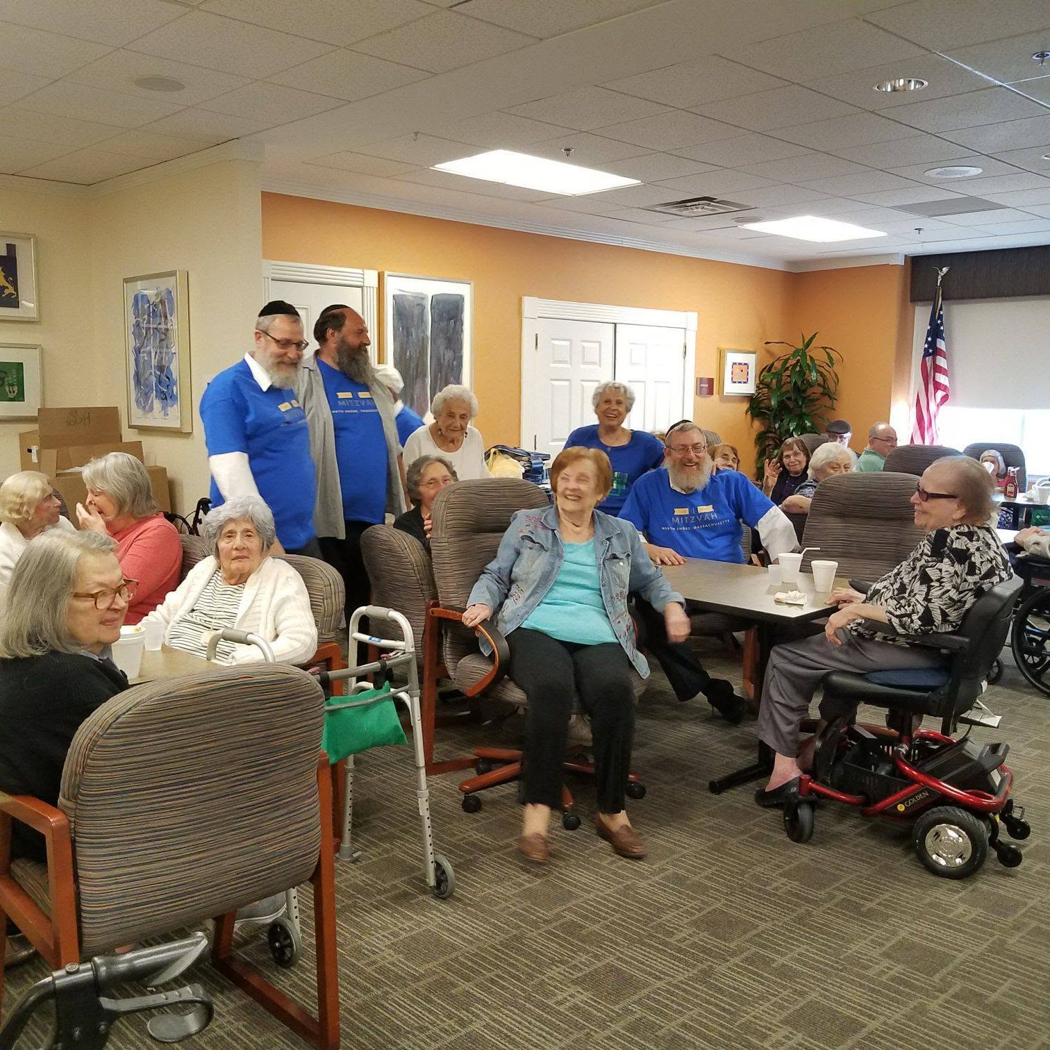 50 Rabbis visiting seniors in Houston